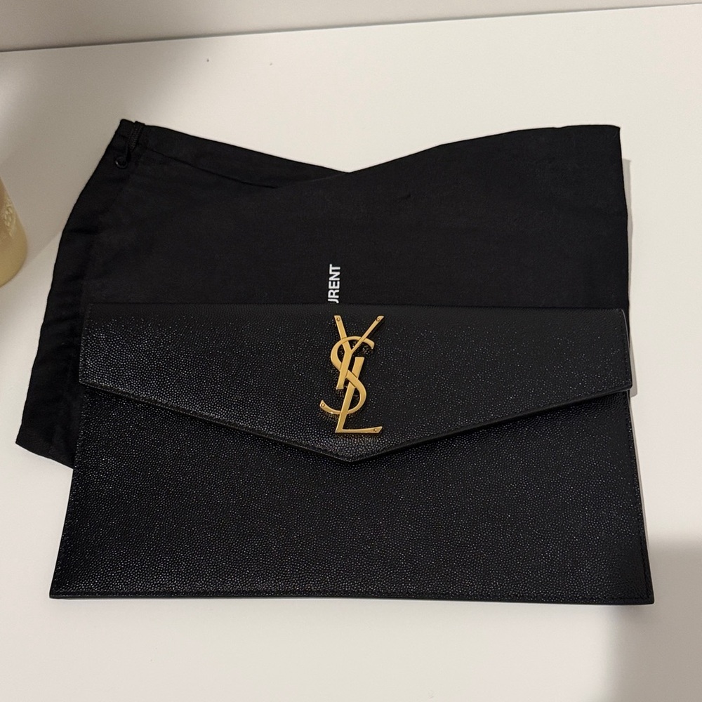 Saint Laurent Black Interior with Gold Label